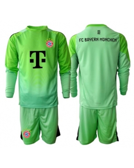 Billige Fotballdrakt Bayern Munich Keeper Replika Hjemmedraktsett Barn 2025-26 Langermet (med bukser)